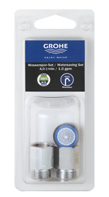 Grohe Repair Parts 48189000 Water-Saving Kit 3,8L - 1.0GPM in Grohe Chrome