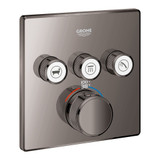 Grohe Grohtherm 29142A00 Triple Function Thermostatic Valve Trim in Grohe Hard Graphite