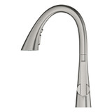 Grohe Zedra 30368DC2 Single-Handle Pull Down Triple Spray Bar Faucet 1.75 GPM in Grohe Supersteel