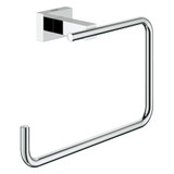 Grohe Essentials Cube 40510A01 8" Towel Ring in Grohe Hard Graphite