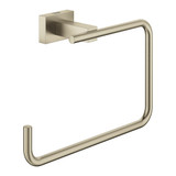 Grohe Essentials Cube 40510EN1 8" Towel Ring in Grohe Brushed Nickel