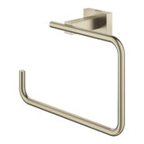 Grohe Essentials Cube 40510EN1 8" Towel Ring in Grohe Brushed Nickel