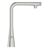 Grohe Zedra 31559DC2 SmartControl Pull-Out Single Spray Kitchen Faucet 1.75 GPM in Grohe Supersteel