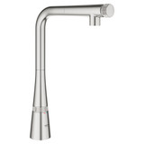 Grohe Zedra 31559DC2 SmartControl Pull-Out Single Spray Kitchen Faucet 1.75 GPM in Grohe Supersteel