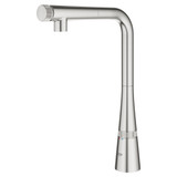Grohe Zedra 31559DC2 SmartControl Pull-Out Single Spray Kitchen Faucet 1.75 GPM in Grohe Supersteel