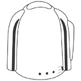 Grohe Repair Parts 47442IP0 Volume Control Handle With Economy Device in Grohe Chrome/Matte Chrome