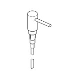 Grohe Repair Parts 48167000 Pump Unit in Grohe Chrome