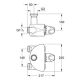 Grohe Repair Parts 47567000 Non-Return Valve in Grohe Chrome
