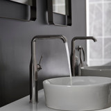 Grohe Essence 23538A0A Single Hole Single-Handle Deck Mount Vessel Sink Faucet 1.2 GPM in Grohe Hard Graphite