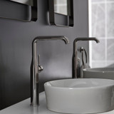 Grohe Essence 23538A0A Single Hole Single-Handle Deck Mount Vessel Sink Faucet 1.2 GPM in Grohe Hard Graphite