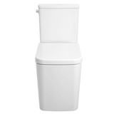 Grohe Eurocube 39662000 Two-piece Right Height Elongated Toilet with seat, Left-Hand Trip Lever in Grohe Alpine White