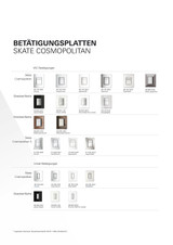 Grohe Skate 38845LS0 Wall Plate in Grohe Moon White