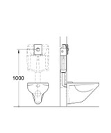 Grohe Skate 38862SH0 Wall Plate in Grohe Alpine White