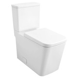 Grohe Eurocube 39663000 Two-piece Right Height Elongated Toilet with seat, Right-Hand Trip Lever in Grohe Alpine White