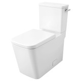 Grohe Eurocube 39663000 Two-piece Right Height Elongated Toilet with seat, Right-Hand Trip Lever in Grohe Alpine White