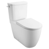 Grohe Essence 39675000 Two-piece Right height Elongated Toilet with seat, Left-Hand Trip Lever in Grohe Alpine White