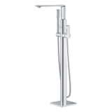Grohe Allure 25222EN1 Allure Single-Handle Freestanding Tub Faucet with 1.75 GPM Hand Shower in Grohe Brushed Nickel