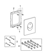 Grohe Skate 38505000 Wall Plate in Grohe Chrome