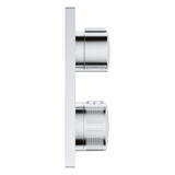 Grohe Allure 29177EN1 Allure Single Function 2-Handle Thermostatic Valve Trim in Grohe Brushed Nickel