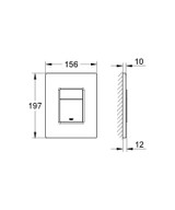 Grohe Skate 38732SD0 Wall Plate in Grohe Stainless Steel, Brushed