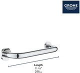 Grohe Essentials 40421EN1 12" Grab Bar in Grohe Brushed Nickel