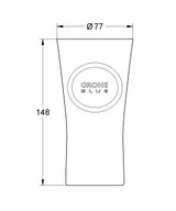 Grohe Blue 40437000 GROHE Blue Water Glasses (6 Pieces)