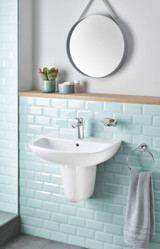 Grohe Baucosmopolitan 40460001 8" Towel Ring in Grohe Chrome