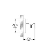 Grohe Essentials 40364GN1 Robe Hook in Grohe Brushed Cool Sunrise