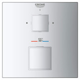 Grohe Grohtherm 24158000 Dual Function 2-Handle Thermostatic Valve Trim in Grohe Chrome