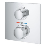 Grohe Allure 29177001 Allure Single Function 2-Handle Thermostatic Valve Trim in Grohe Chrome