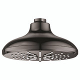 Grohe Rainshower 26789A00 Shower Head, 6-1/2" - 3 Sprays, 1.75gpm in Grohe Hard Graphite