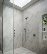 Grohe Rainshower 26789A00 Shower Head, 6-1/2" - 3 Sprays, 1.75gpm in Grohe Hard Graphite