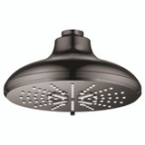 Grohe Rainshower 26789A00 Shower Head, 6-1/2" - 3 Sprays, 1.75gpm in Grohe Hard Graphite