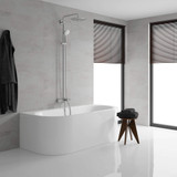 Grohe Euphoria 26177002 260 Thermostatic Tub/Shower System, 1.75gpm in Grohe Chrome