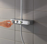 Grohe Euphoria 26511000 Thermostatic Shower System in Grohe Chrome