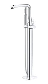 Grohe Essence 2349100A Single-Handle Freestanding Tub Faucet with 1.75 GPM Hand Shower in Grohe Chrome