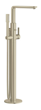 Grohe Lineare 23792EN1 Single-Handle Freestanding Tub Faucet with 1.75 GPM Hand Shower in Grohe Brushed Nickel