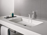 Grohe Lineare 2382400A Single Hole Single-Handle XS-Size Bathroom Faucet 1.2 GPM in Grohe Chrome