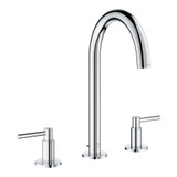 Grohe Atrio 20659000 8-inch Widespread 2-Handle L-Size Bathroom Faucet 1.2 GPM in Grohe Chrome