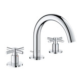 Grohe Atrio 20660000 8-inch Widespread 2-Handle S-Size Bathroom Faucet 1.2 GPM in Grohe Chrome