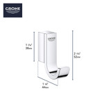 Grohe Selection 41039GN0 Robe Hook in Grohe Brushed Cool Sunrise