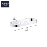 Grohe Selection 41035A00 Towel Ring in Grohe Hard Graphite