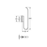 Grohe Selection 41067000 Paper Holder in Grohe Chrome
