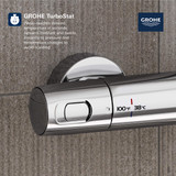 Grohe Euphoria 26728000 CoolTouch Thermostatic Shower System in Grohe Chrome