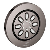 Grohe Rainshower 26844A00 Body Spray Round - 2 Sprays, 0.9 GPM in Grohe Hard Graphite