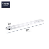 Grohe Selection 41056A00 24" Towel Bar in Grohe Hard Graphite