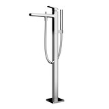 TOTO GB Freestanding Bathroom Tub Filler with COMFORT GLIDE and COMFORT WAVE, Polished Chrome - TBG10306U#CP