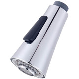 OLYMPIA SINGLE HDL PULL-DOWN KITCHEN-PULL-DOWN SPRAY HEAD 1.5 GPM - Chrome