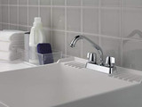 Peerless P299232 Core: Two Handle Laundry Faucet Without PopUp: Chrome