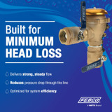 FEBCO T765FBV Pressure Vacuum Breaker 1-1/4 Inch Bronze Freeze Sensor